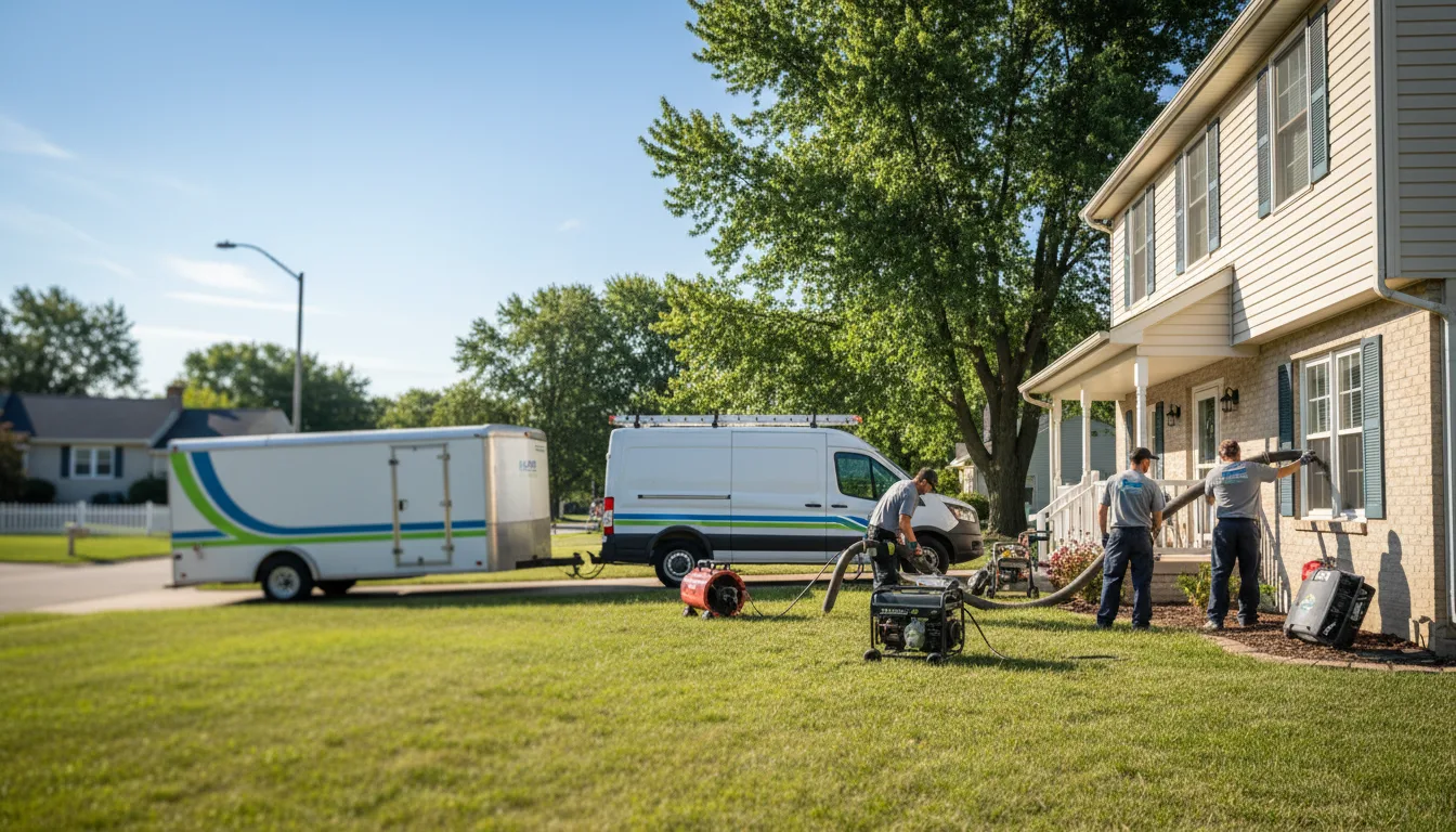 Flooded Basement Restoration And Cleanup With Repair in Hillsdale, MI near me